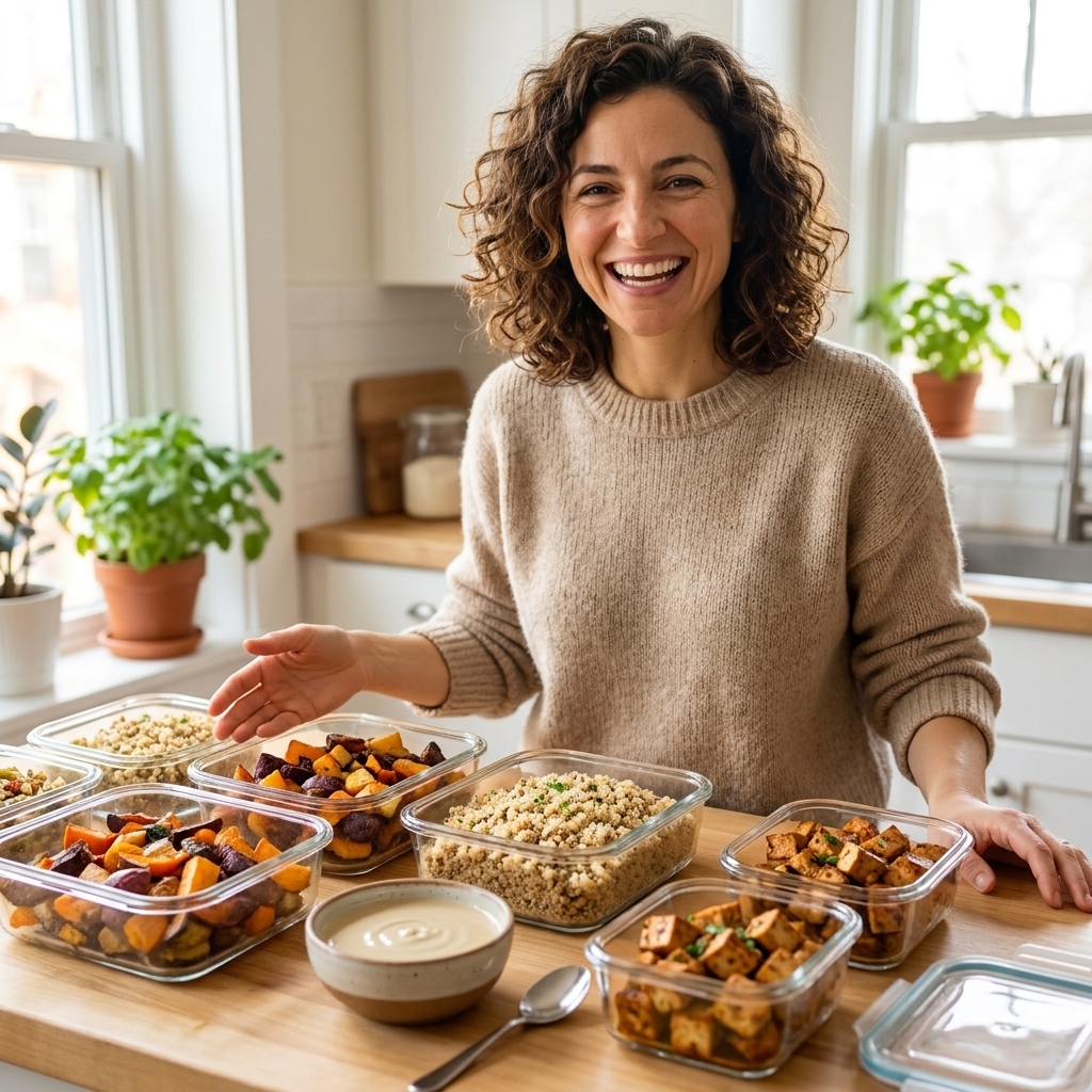 7-Day High-Protein Vegetarian Meal Plan (with Sunday Prep)